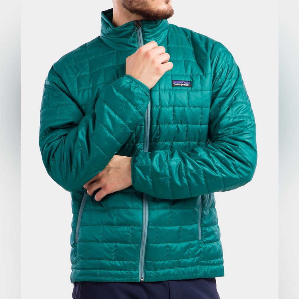 Men’s Patagonia Green Nano Puff Jacket (Size Large)